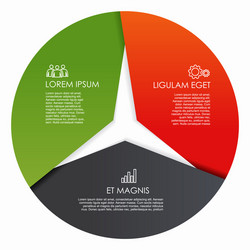 infographic design template with place for your vector image