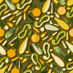 Seamless pattern with different types vector