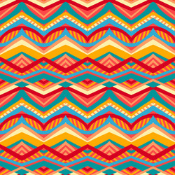 Traditional tribal aztec seamless pattern Vector Image