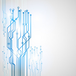 abstract technological background structure vector image