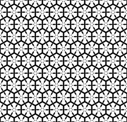 Hexagonal Lattice Pattern vector image