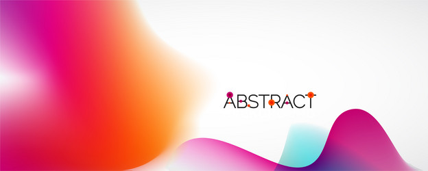 fluid color gradient abstract background trendy vector image