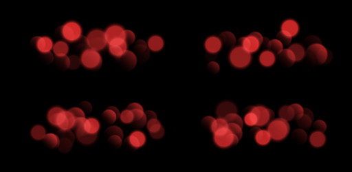 red bokeh set blurred background with sparkling vector image