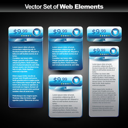 Web display banner with space for your text vector