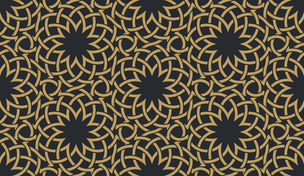 seamless geometric pattern in authentic arabian vector image