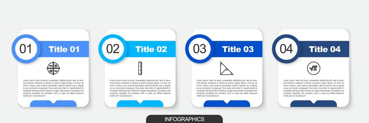 set line xyz coordinate system ruler angle vector image