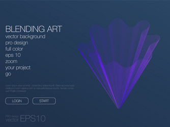 futuristic user interface ui technology vector image