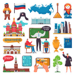hello and repeat with me from a to z text vector image