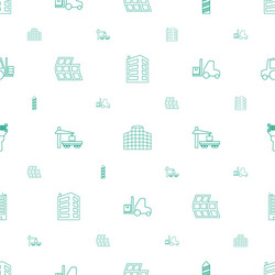 Distribution icons pattern seamless white vector