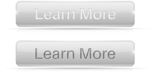 White Learn More Button - Active State vector