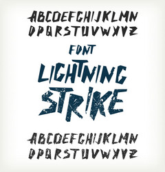 hand drawn letters Vector Image