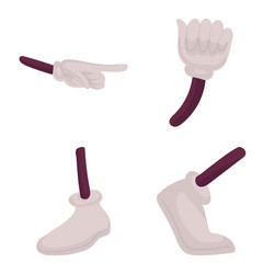 isolated object gestures and animation symbol vector image