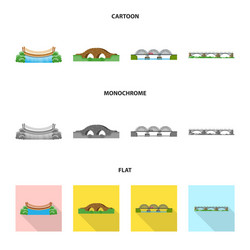 isolated object of connection and design symbol vector image
