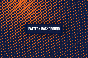 Orange square pattern background geometric sha vector