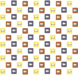 Megaphones icons pattern background vector