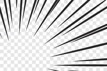 Manga action frame speed simple lines motion vector