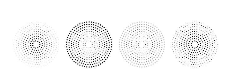 Sound Pulse Circles - Abstract Wave Pattern vector