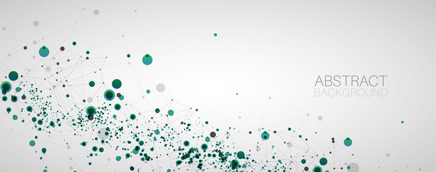 template for science and technology presentation vector image