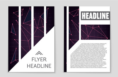 abstract layout background set for art vector image
