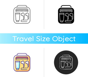 Airline amenities icon vector