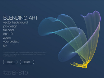 futuristic user interface ui technology vector image
