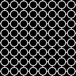 Cellular seamless pattern with connected circles vector