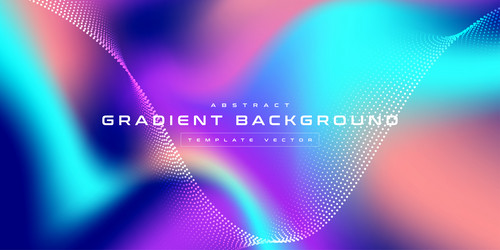 abstract blurred colorful mesh gradient background vector image