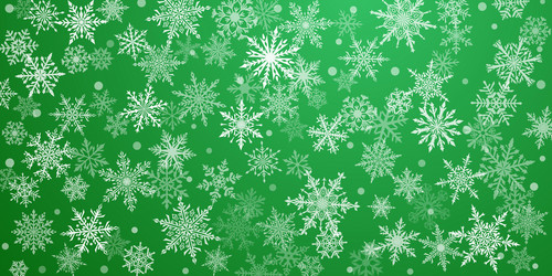 christmas background of snowflakes vector