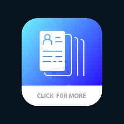 document find job search mobile app button vector