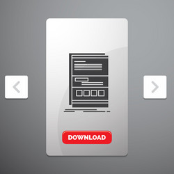 Responsive Web Icon - Browser & Internet vector image