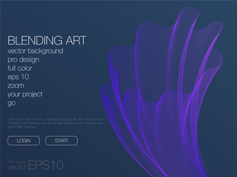 futuristic user interface ui technology vector image