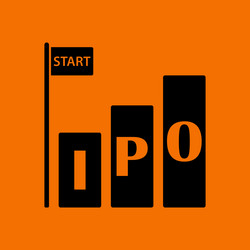 ipo icon vector