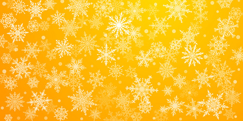 christmas background of snowflakes vector