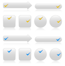 Buttons for web vector