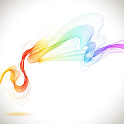 abstract colorful background with wave vector image