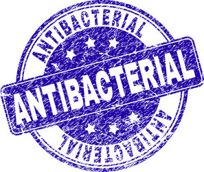 Antibacterial Stamp Seal - Textured Vector Image