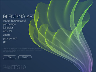 futuristic user interface ui technology vector image