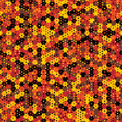 camouflage seamless pattern with hexagonal endless vector image
