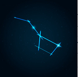 big dipper constellation vector