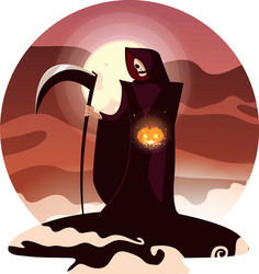 Halloween death design icon vector