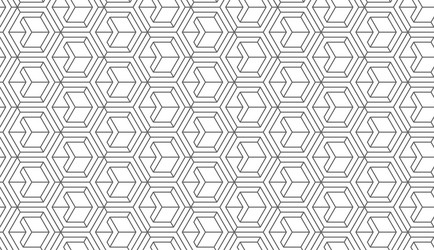 Geometric pattern seamless trendy design vector