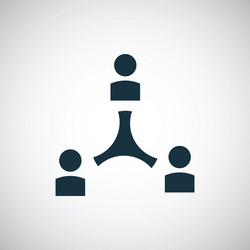 Man structure icon simple flat element design vector