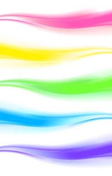 Abstract Wave Banner - Colorful Stream vector image