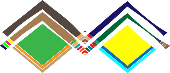 noise glitch concept abstract colorful random vector image