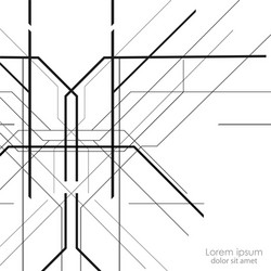 Abstract geometric overlapping lines background vector