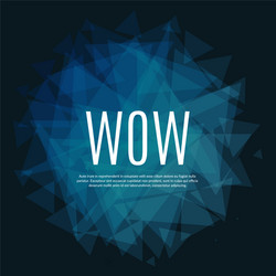 abstract design background with triangles vector image