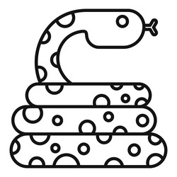 python logo forming a pile with three levels vector image