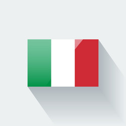 Flag of italy vector