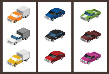 Isometric building set Royalty Free Vector Image