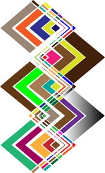 noise glitch concept abstract colorful random vector image